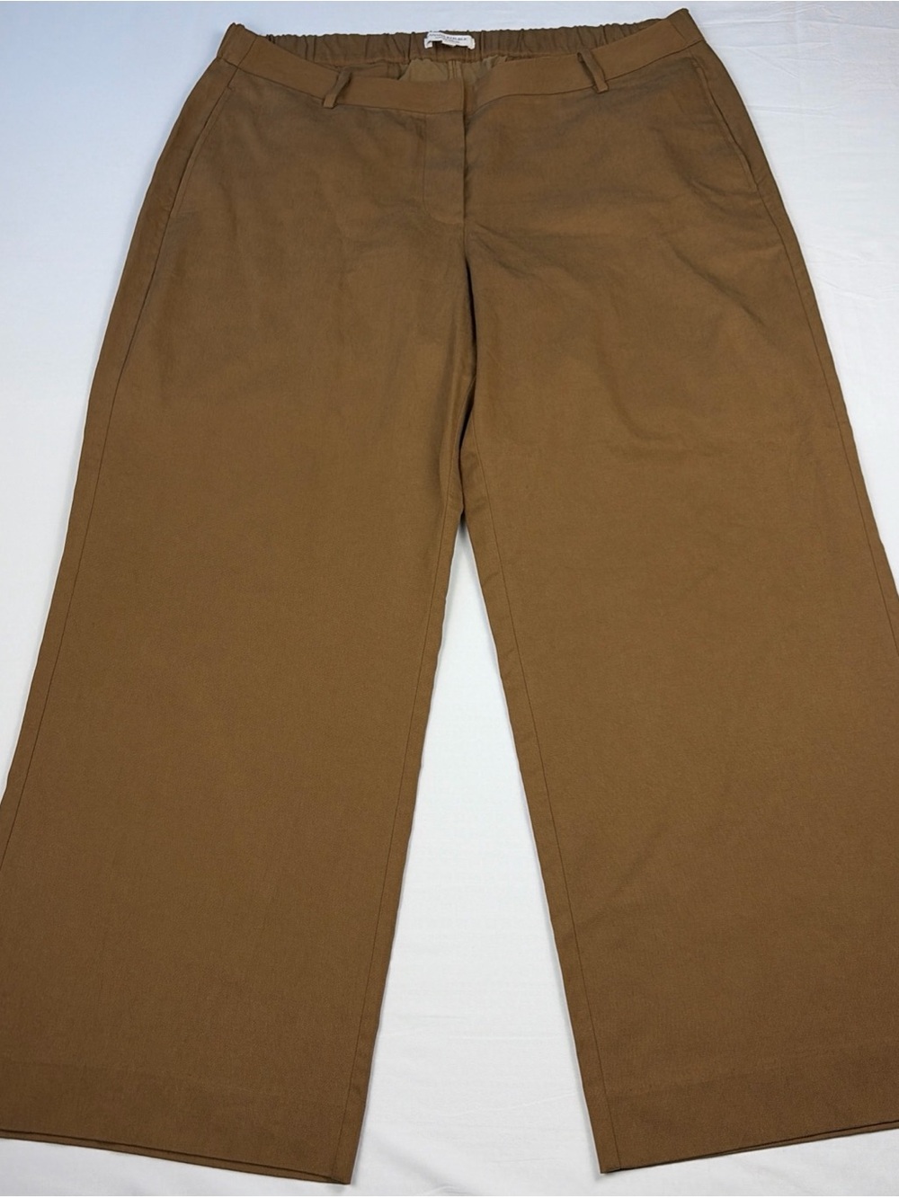 Banana Republic The Everyday Wide-Leg Pant Women's XL Brown # 713473 Pull On